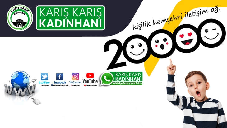 20 bin kişilik iletişim ağı