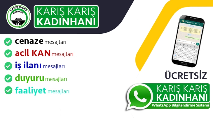 Bilgilendirme Sistemimiz Devam Etmektedir.