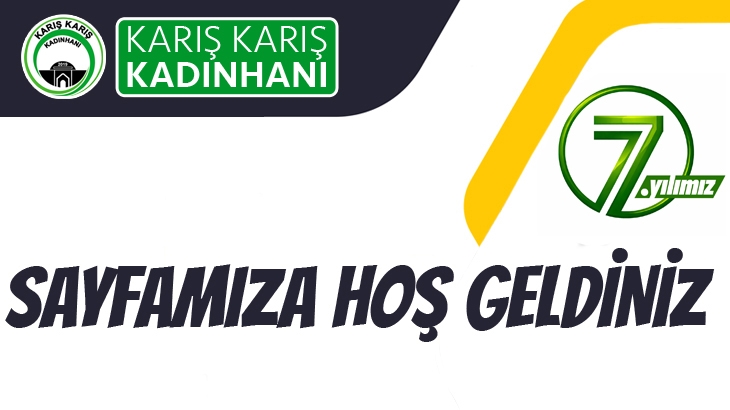 Sayfamıza Hoşgeldiniz