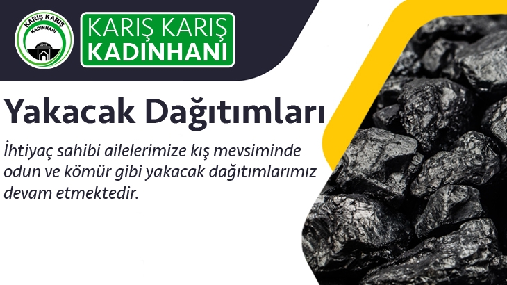 Yakacak Dağıtımlarımız Devam Etmektedir.